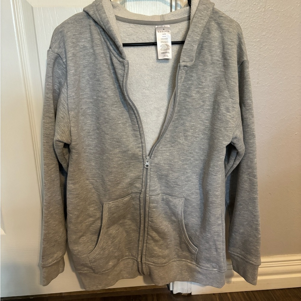 Fleece zip up hoodie